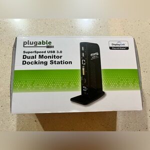 Plugable Super Speed USB 3 Dual Monitor Docking Station